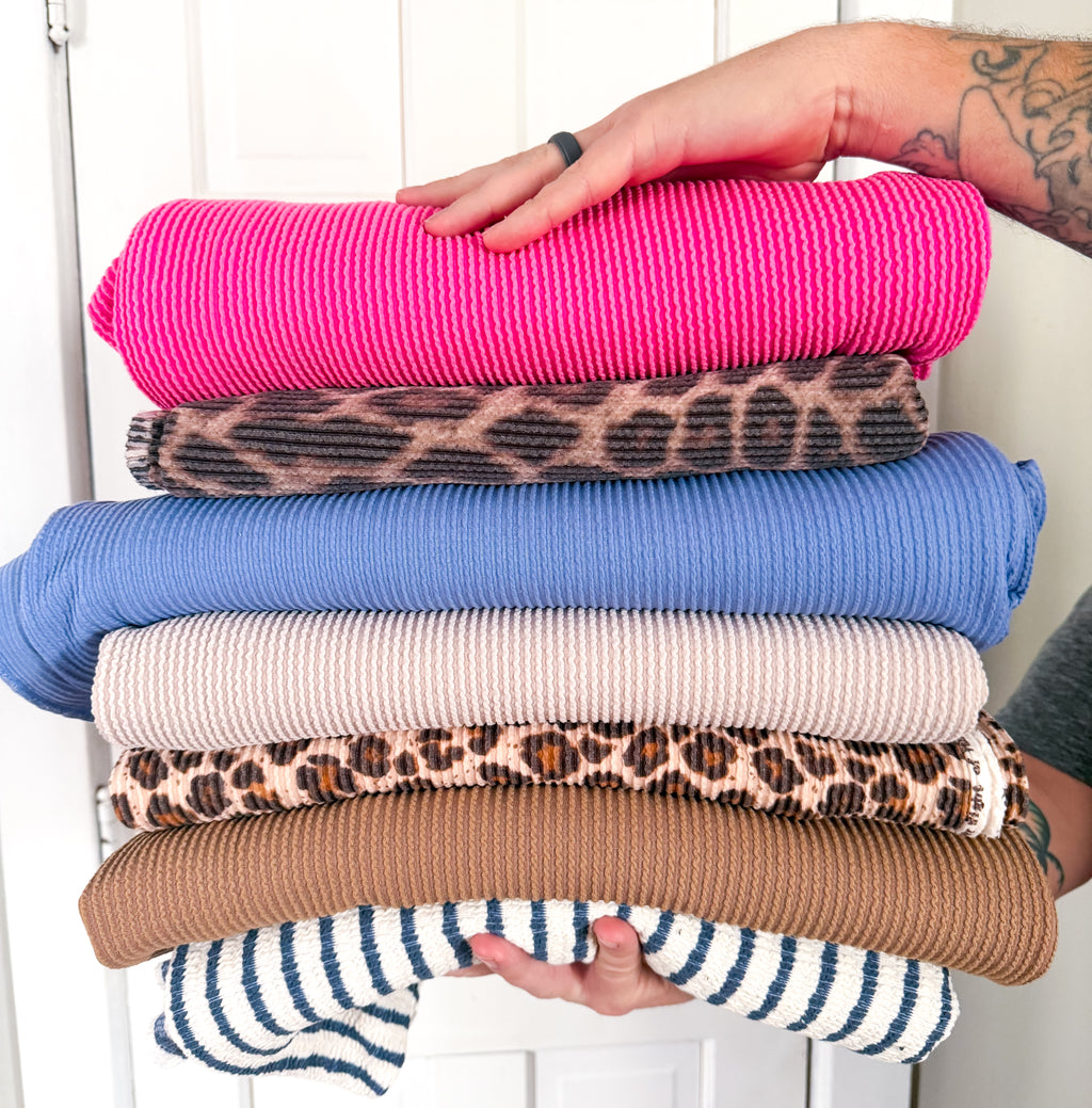 Waved Ash Blue - Head Wraps