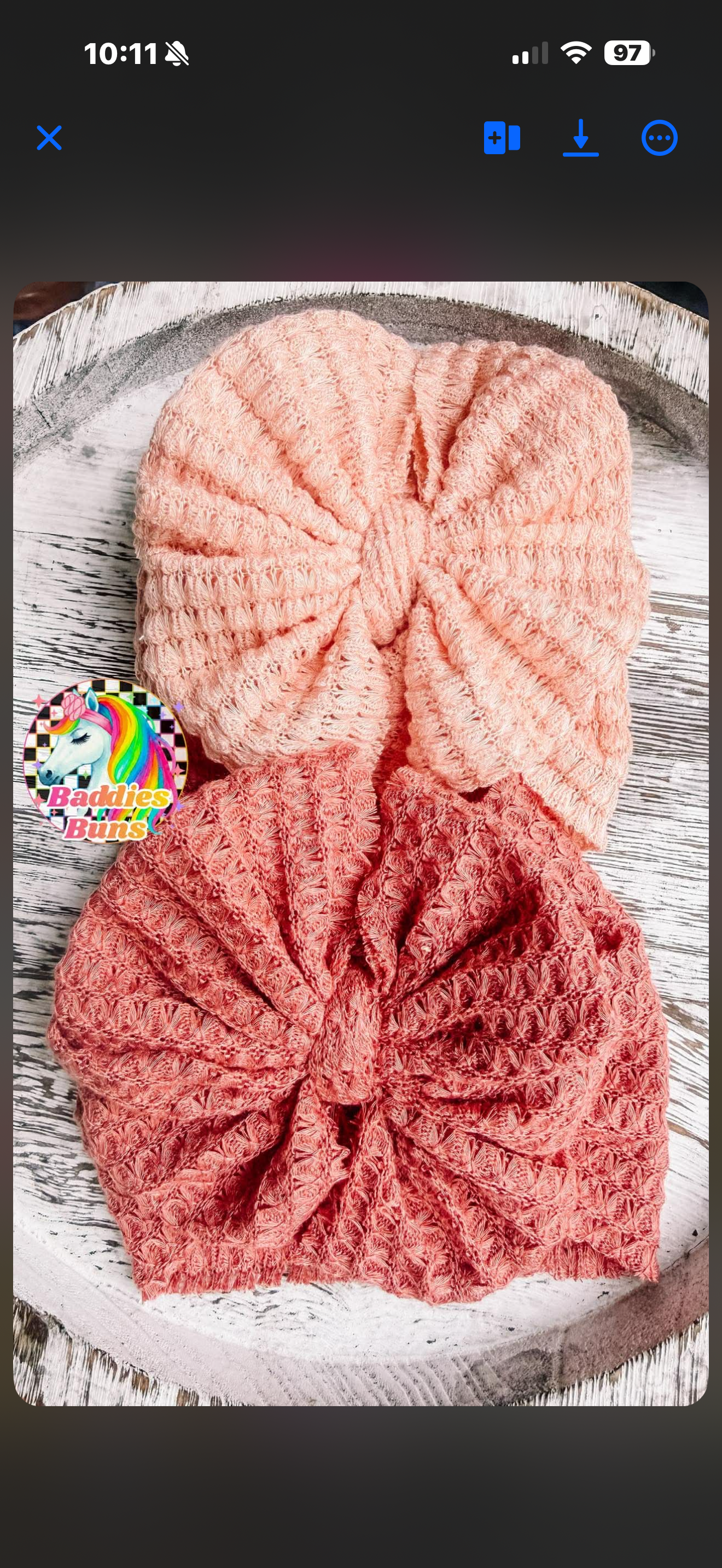 Chunky Waffle Dusty Peach- Head Wraps