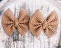 Waved Cocoa Brown- Piggies