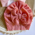 Dark Rose Boho Bow Hat RTS
