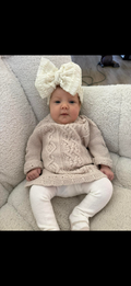 Baby Ruffles Ivory- Head Wraps