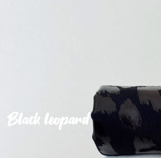 Black Leopard- Bow Hat