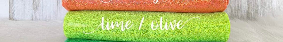 Holographic Green- clips or nylon RTS