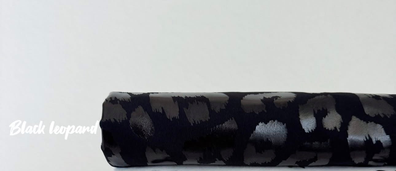 Black Leopard- Clips or Nylons RTS