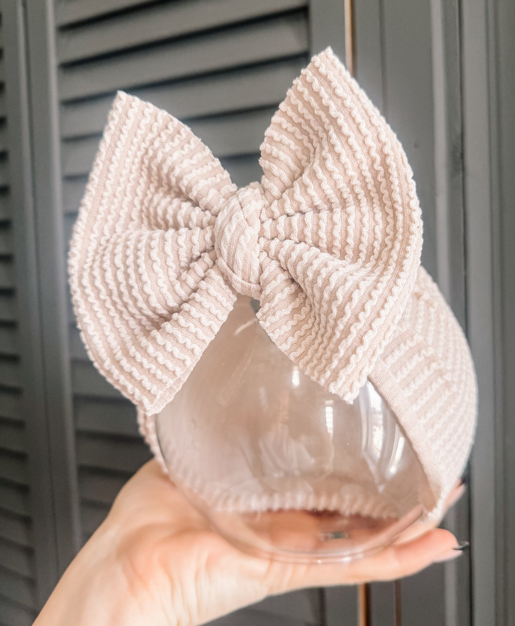 Waved Creamy Tan- Head Wraps