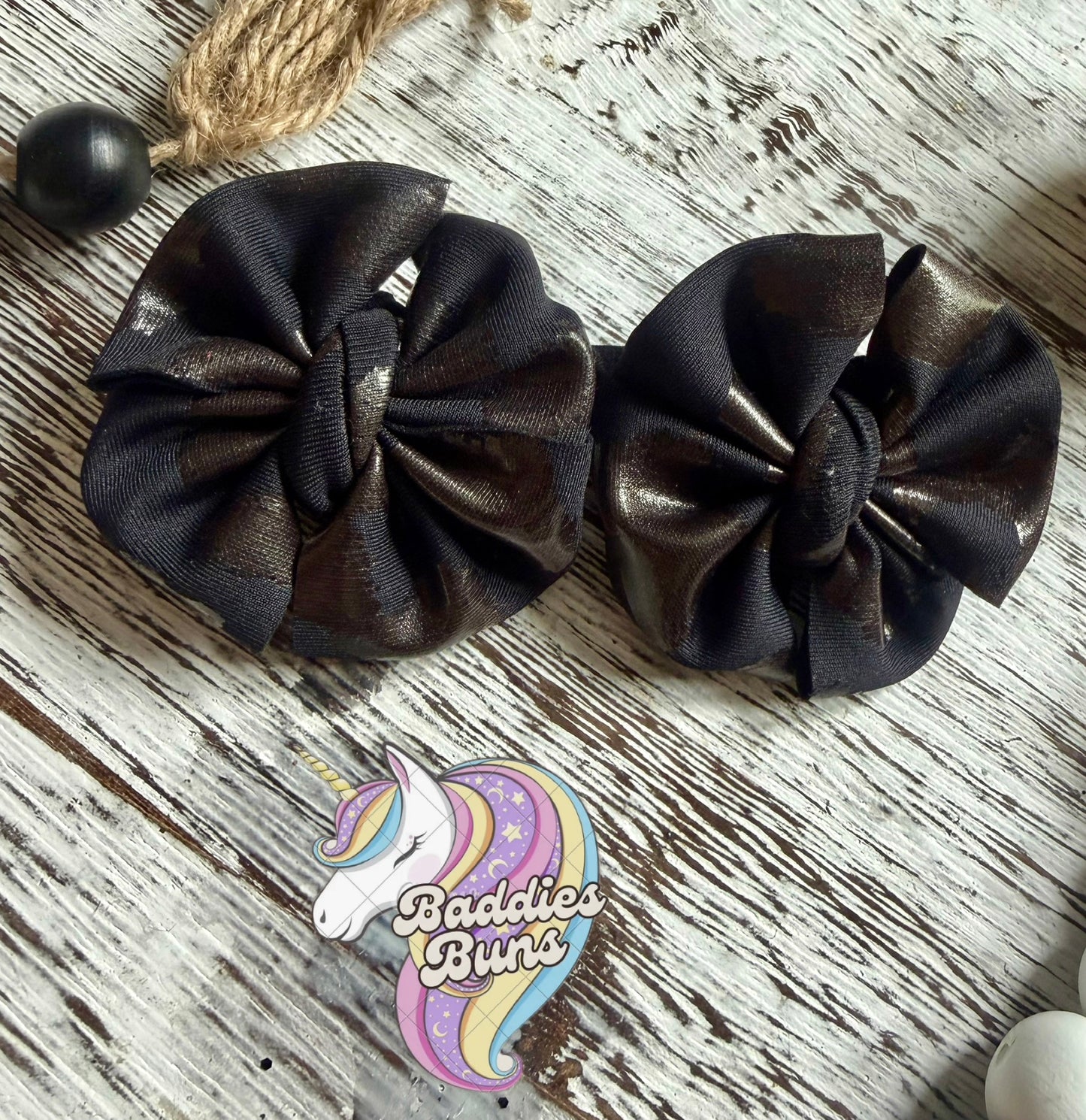 Black Leopard- Clips or Nylons RTS