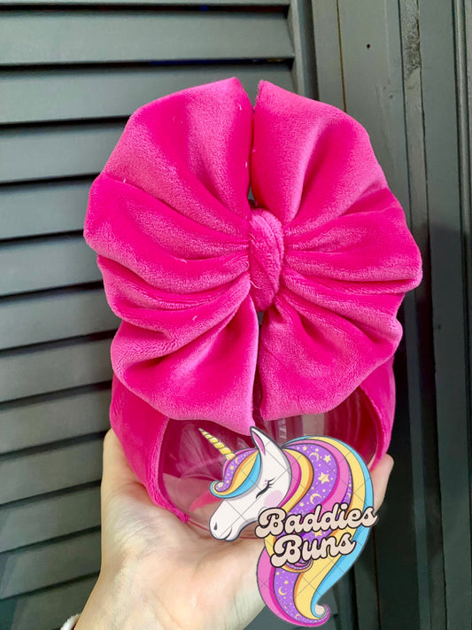 Fuchsia Plushy - Head Wrap Styles