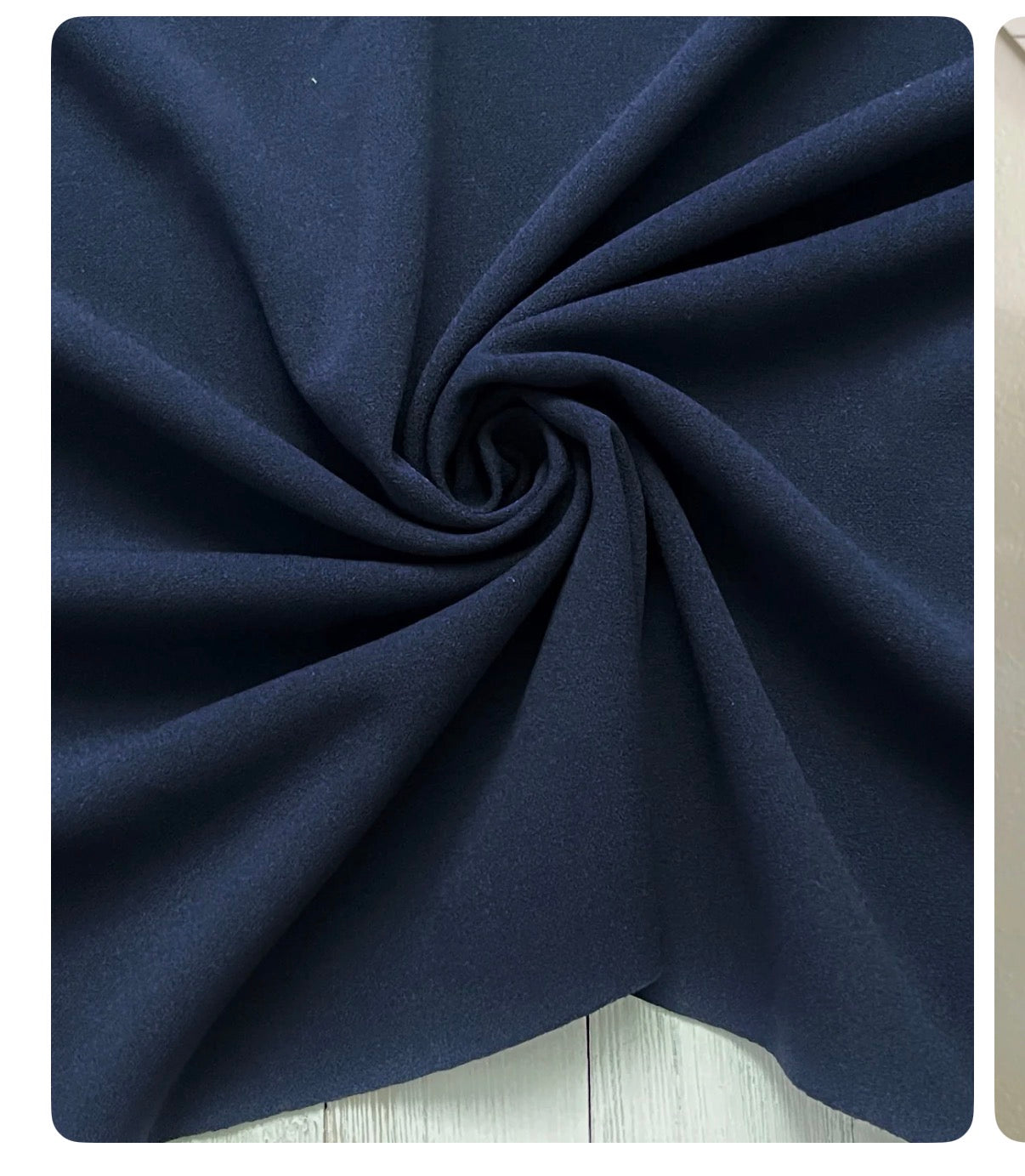 Navy Crepe - clips or nylon RTS