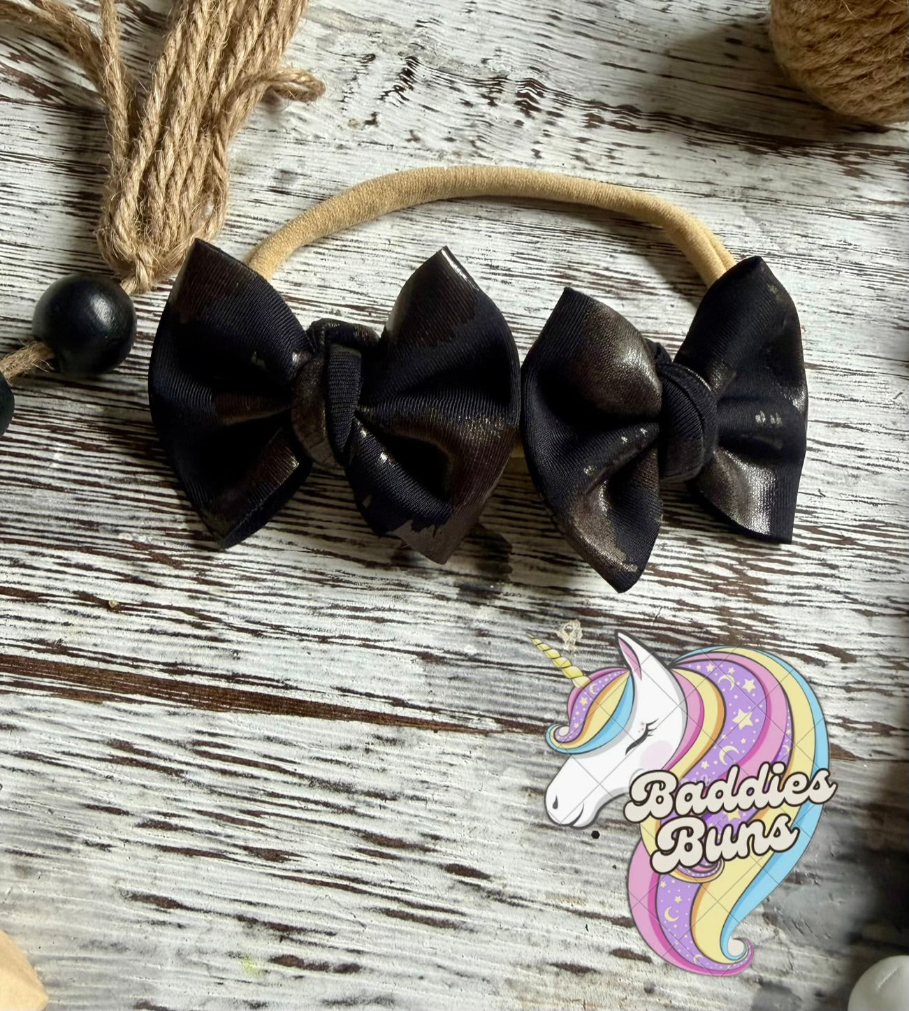 Black Leopard- Clips or Nylons RTS