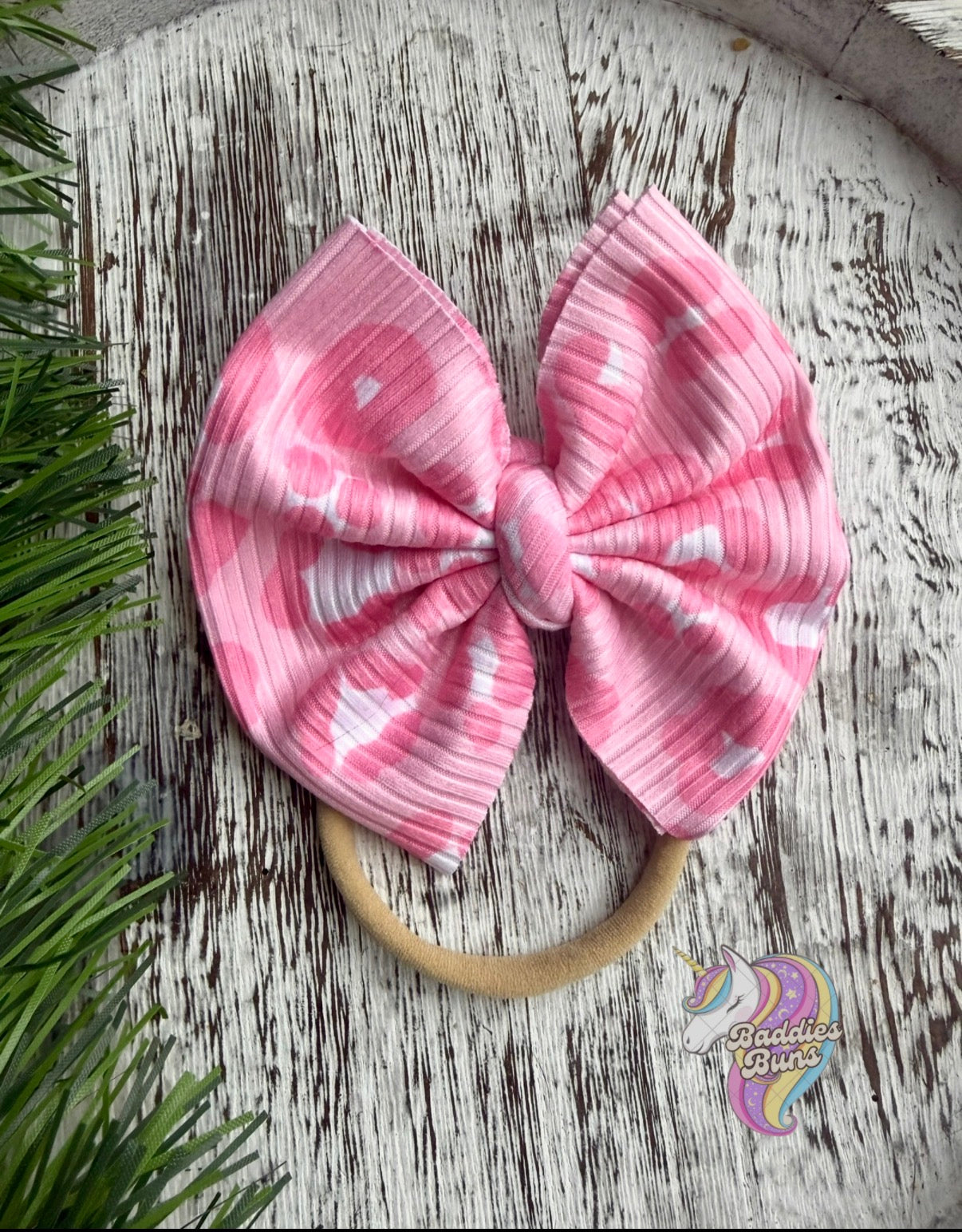 Pinky Leopard - Clips or Nylons