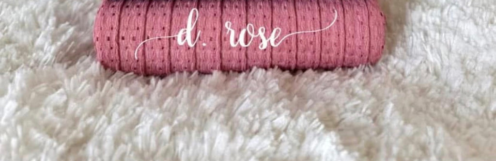 Dark Rose Boho Bow Hat RTS