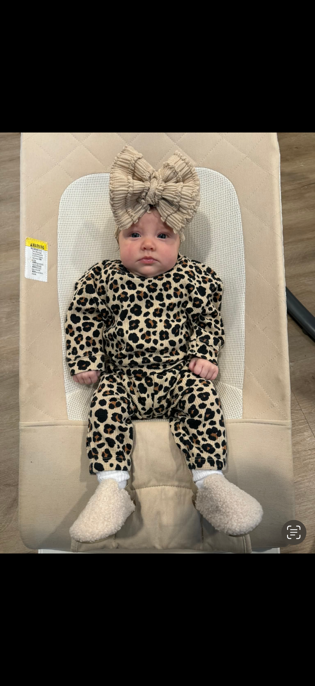 Baby Ruffles Light Brown- Head Wraps