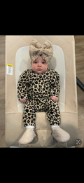 Baby Ruffles Light Brown- Head Wraps