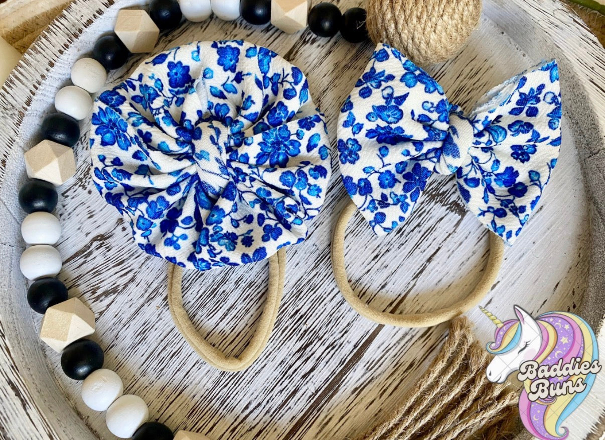 Vintage Floral - clips or nylon RTS