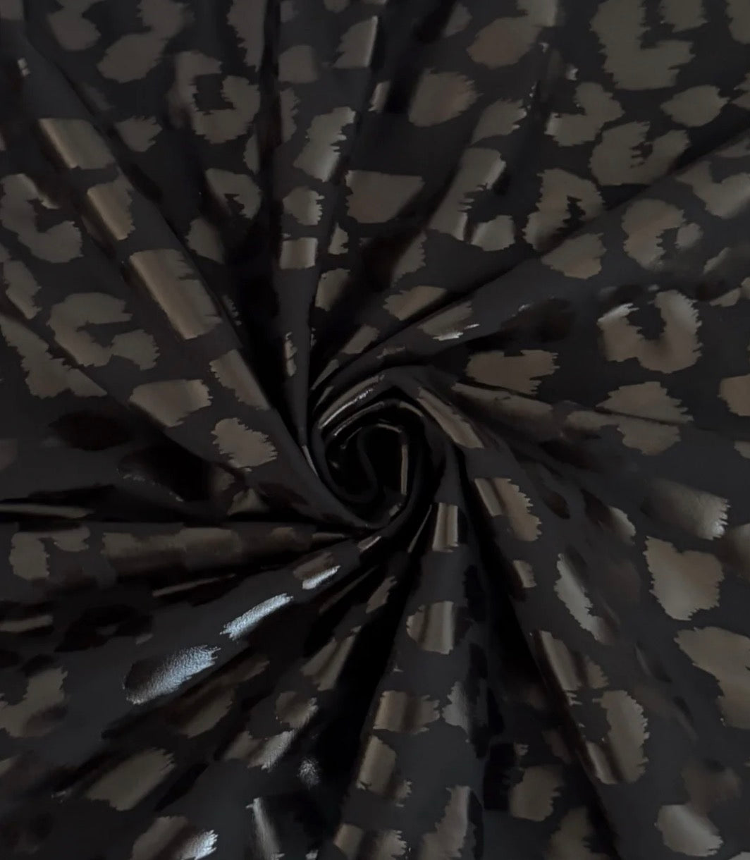 Black Leopard- Bow Hat RTS