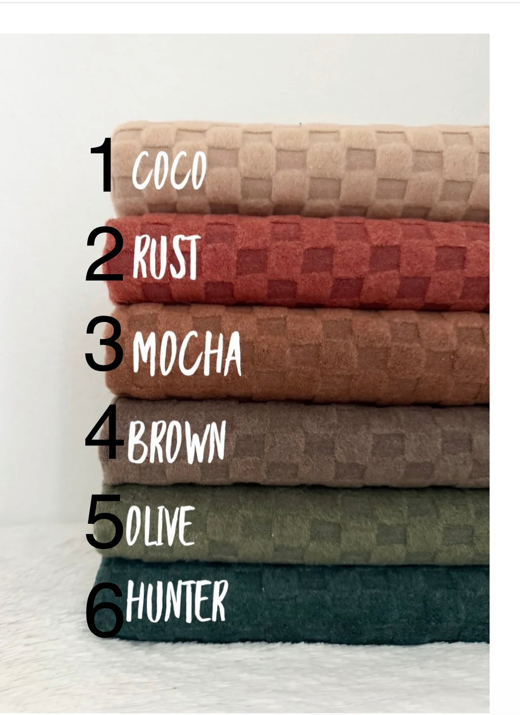 Fall Cozy Checks Bow Hats