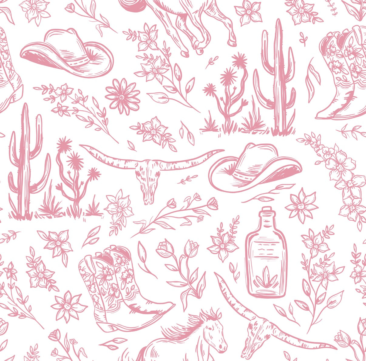 Western Toile Bundle - Head Wraps
