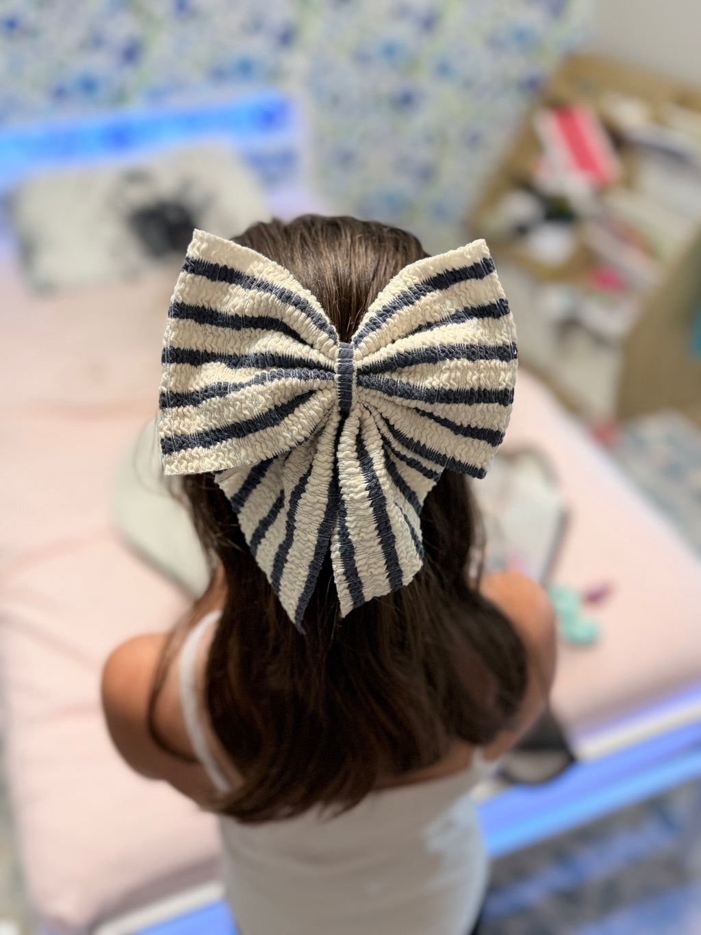 Waved Blue Stripes- Singles