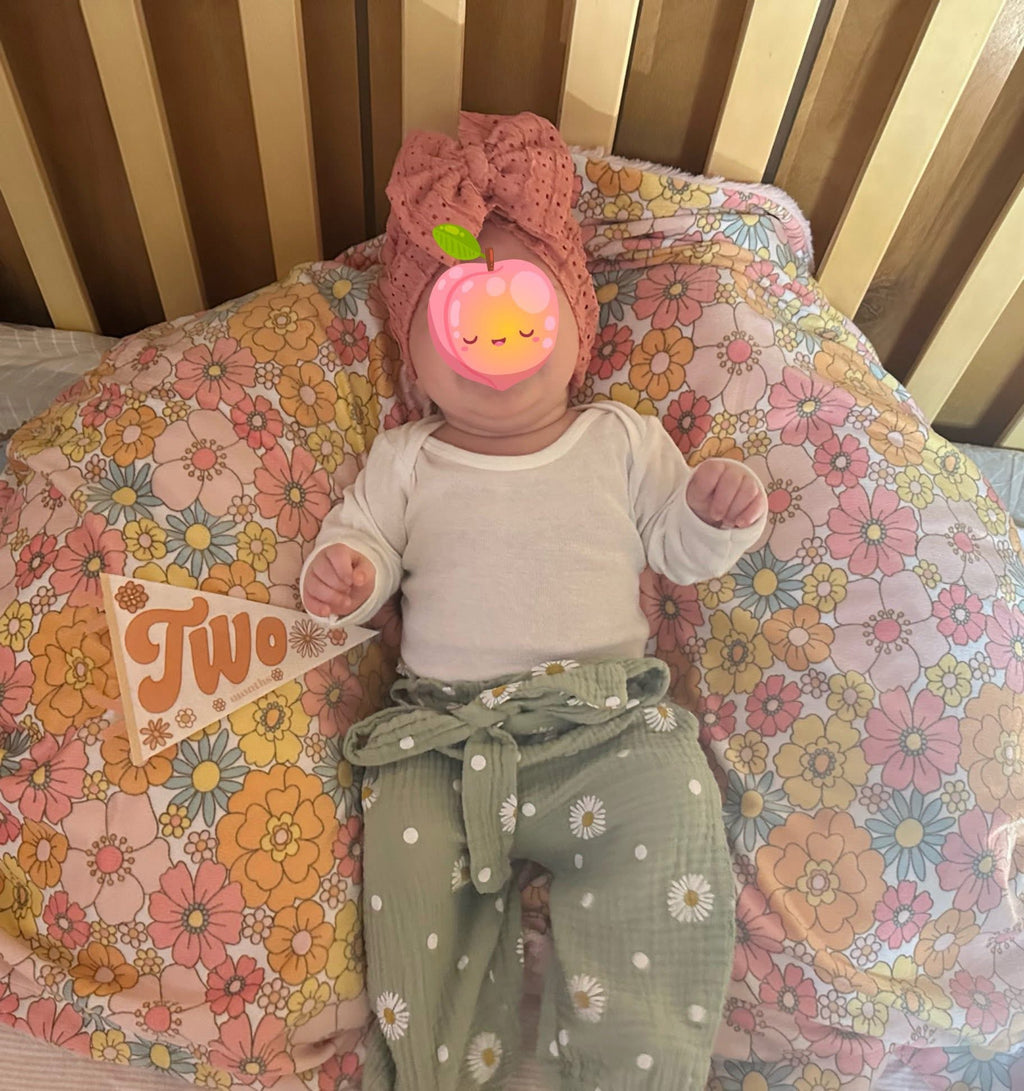 Dark Rose Boho Bow Hat RTS