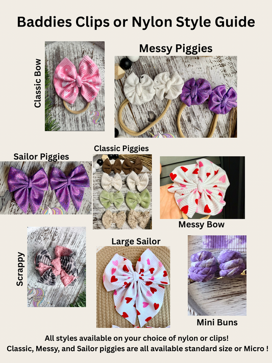 Daisy Floral - clips or nylon