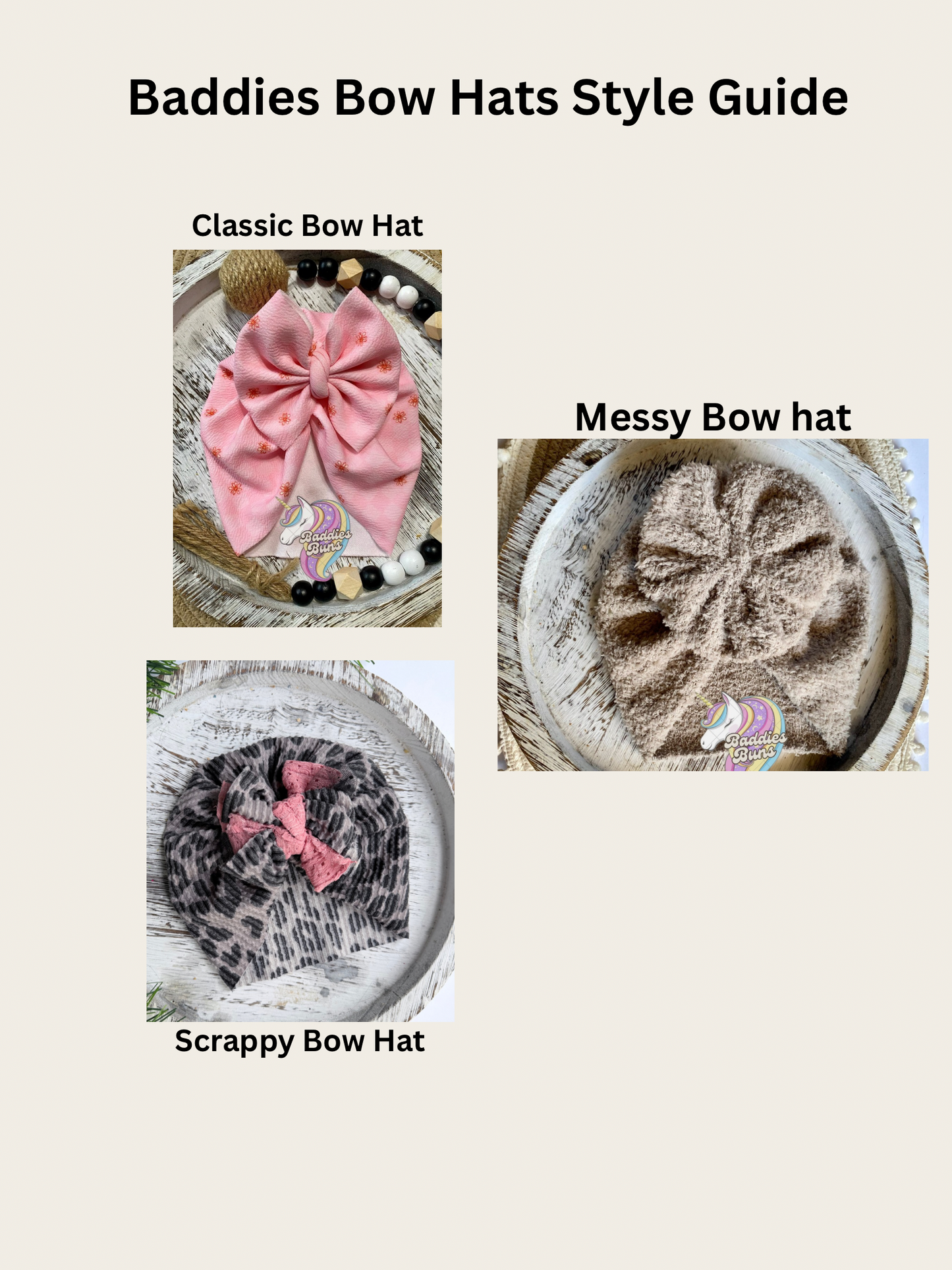 Black Leopard- Bow Hat RTS