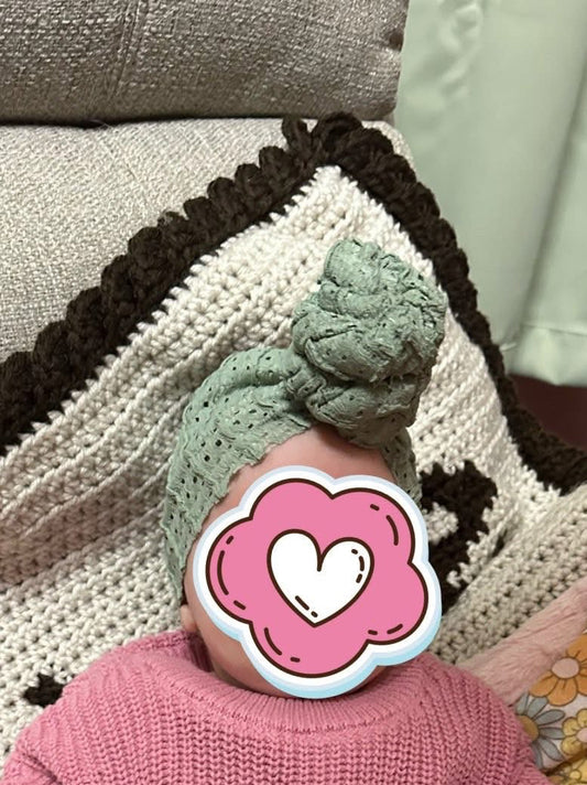 Dark Sage Boho- Head Wrap Styles RTS