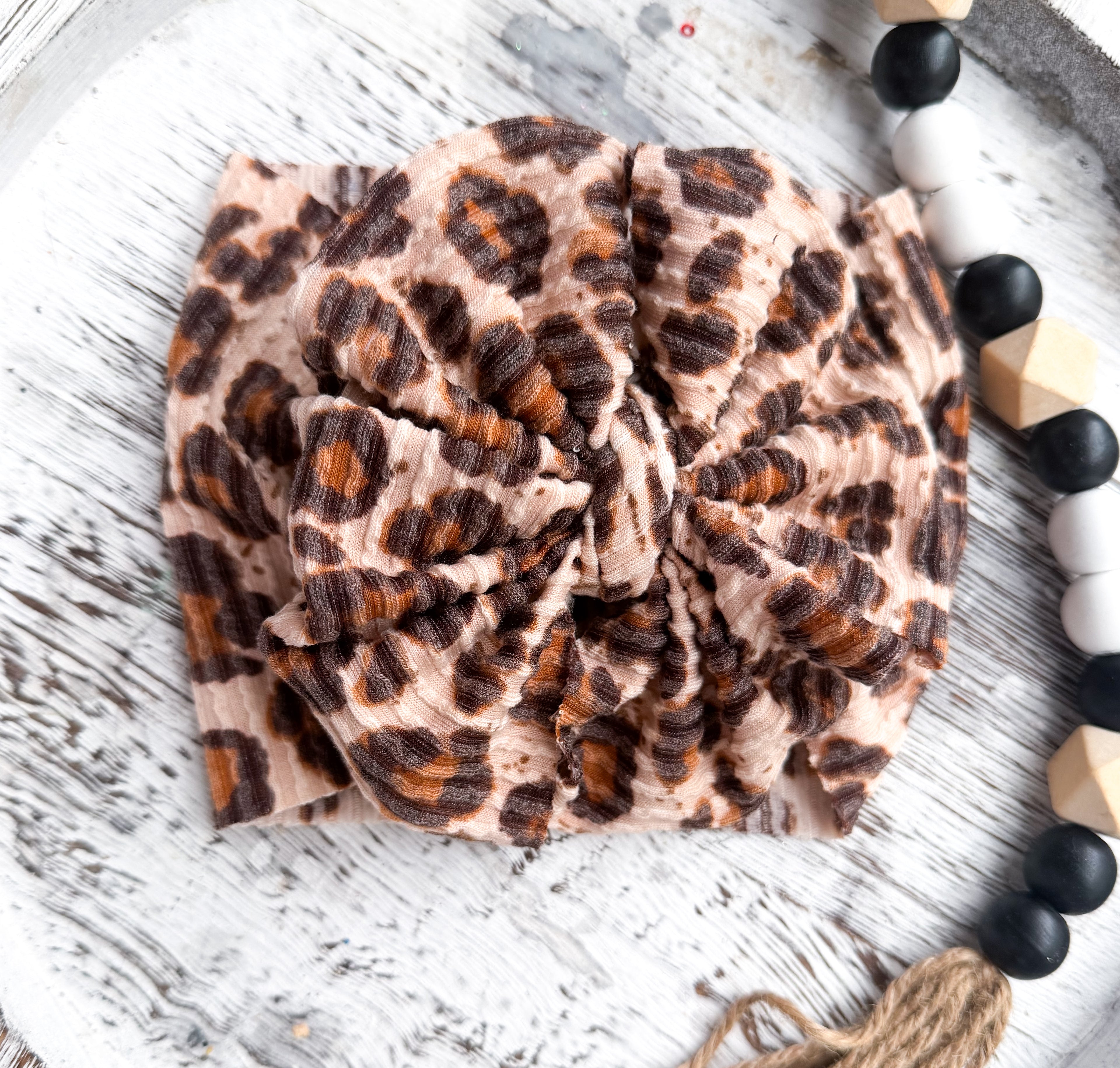 Waved Light Cheetah 🐆- Head Wraps
