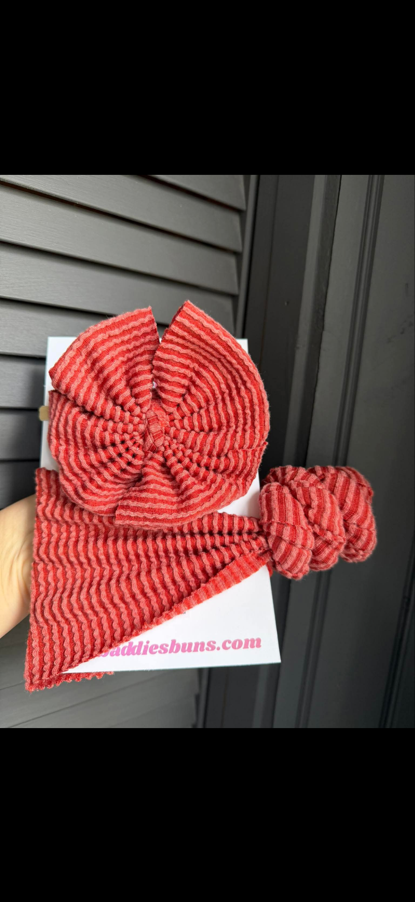 Waved Rust Red- Head Wraps