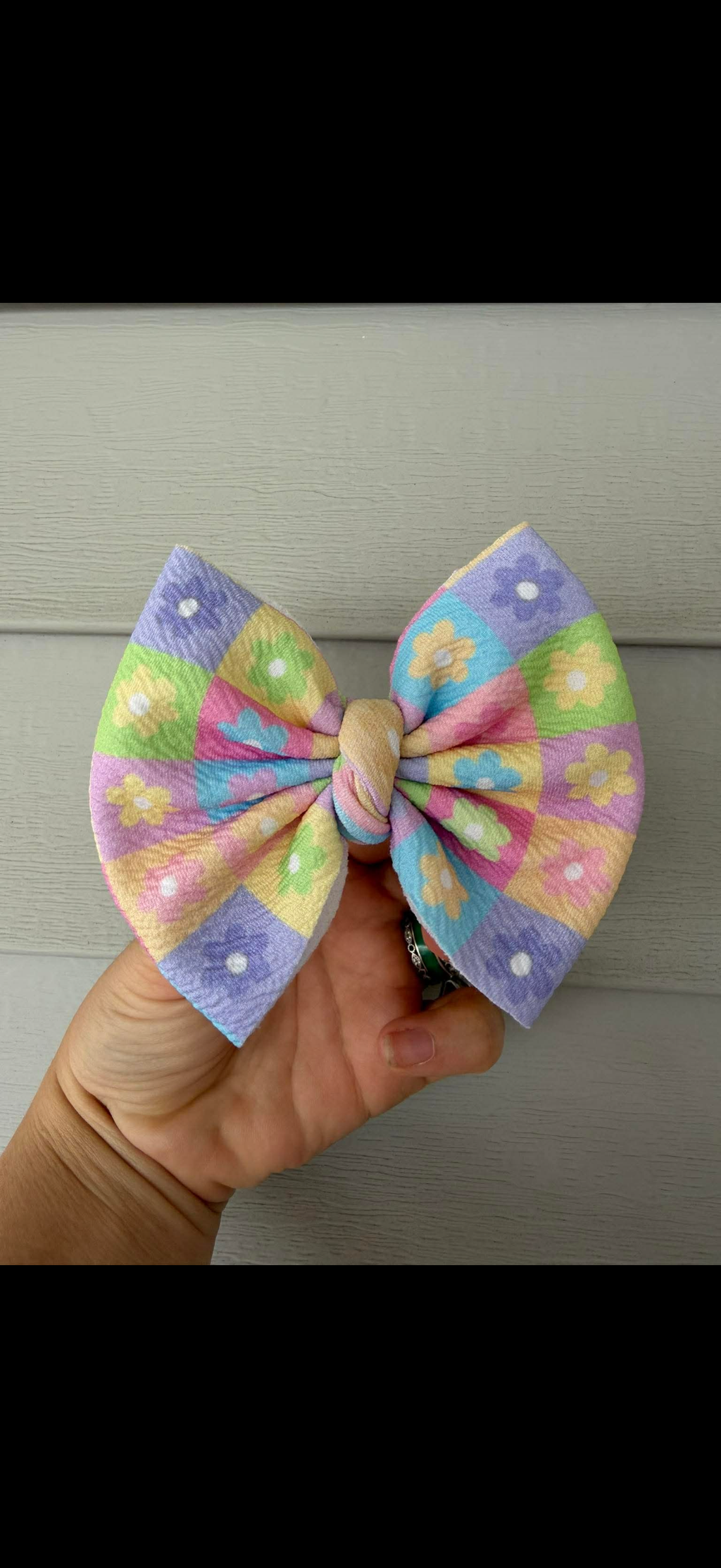Pastel Gingham Floral- Singles