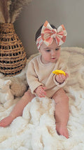 Waved Muted Checks - Head Wraps
