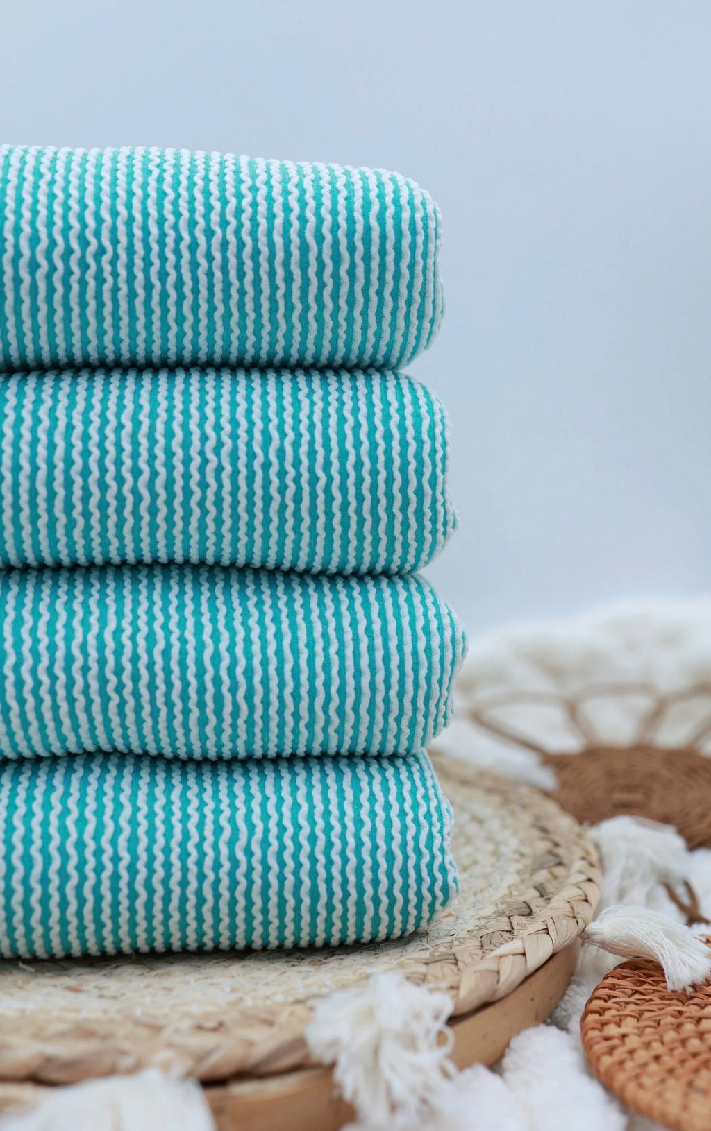 Waved Robin’s Egg Blue- Head Wraps