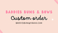 Custom Bubble/Tee Order Deposit (Read Before Purchasing)