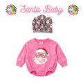Santa Baby Bubble and Bow Set